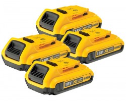 Dewalt DCB183 4 x 18V 2.0Ah Li-ion Battery Packs (Pack of 4) £114.95